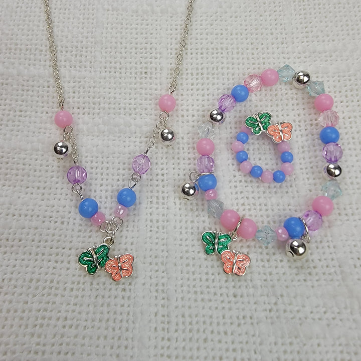 Girls Charm Jewelry: 3 pc Sets