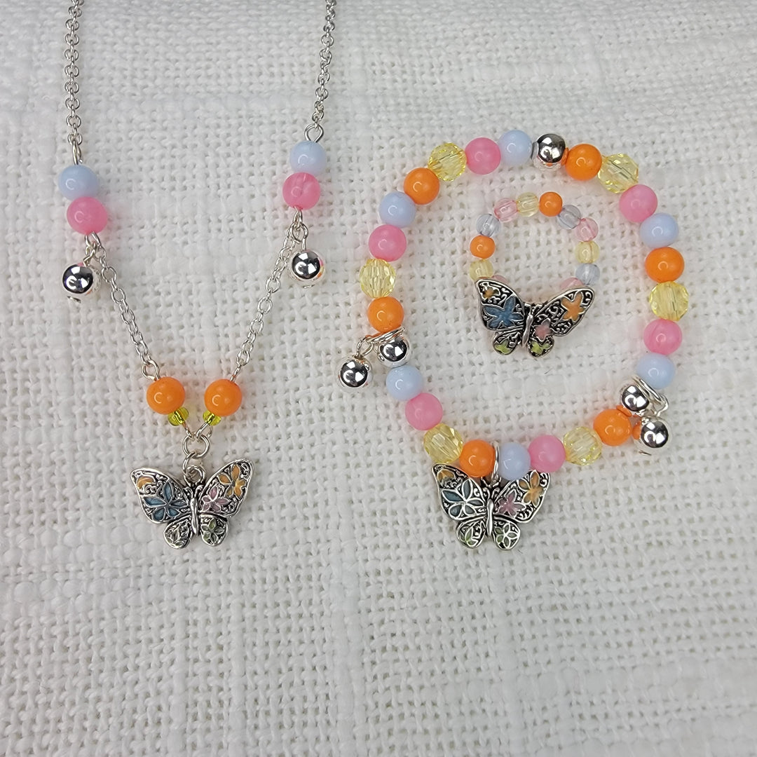 Girls Charm Jewelry: 3 pc Sets