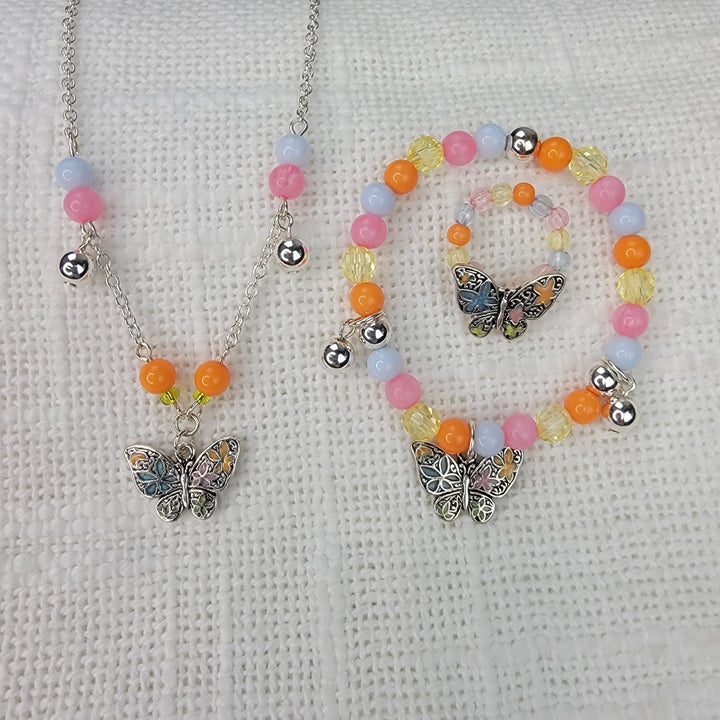 Girls Charm Jewelry: 3 pc Sets
