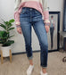 Aidia Paint Spatter Straight Jeans